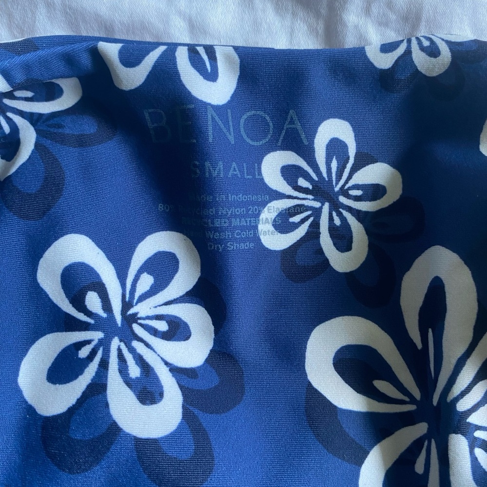 Floral Blue Swimsuit - Picture 3 of 3